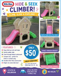 🌸✨ Little Tikes Hide & Seek Climber ✨🌸