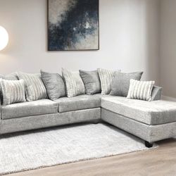 Sectional New Grey 