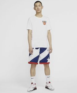 Nike Dri-FIT TB Basketball Shorts CK6311 492 Blue Void/White-Red Large