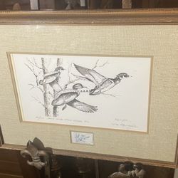 limited edition "Iowa State Duck Stamp Print"  Signed & Numbered