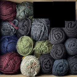 Yarn Lot #3- Assorted Acrylic/Blend Yarn