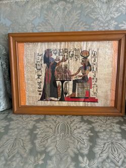 Hand painted picture on paper