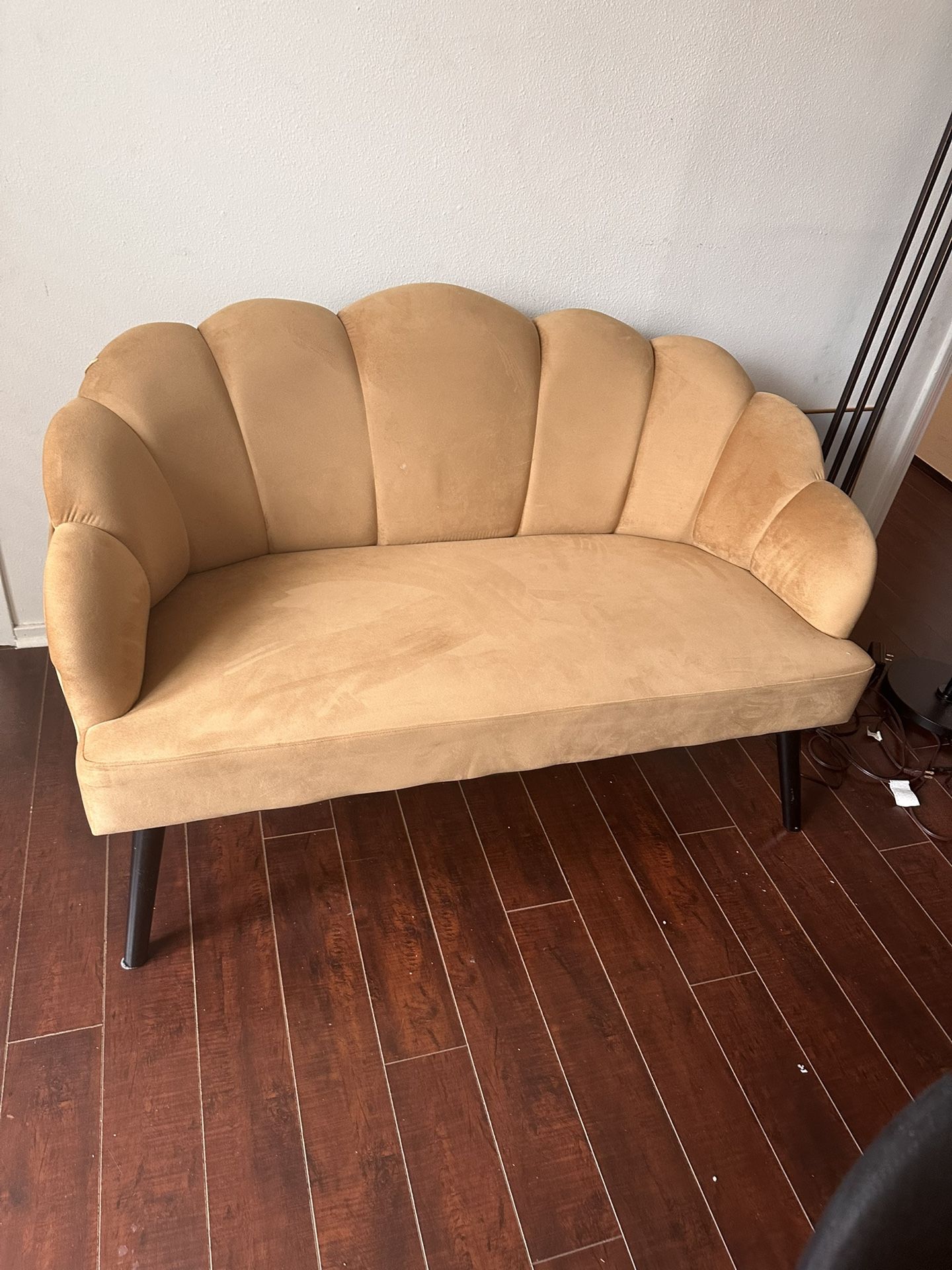 Small Couch Light Brown/Gold Color