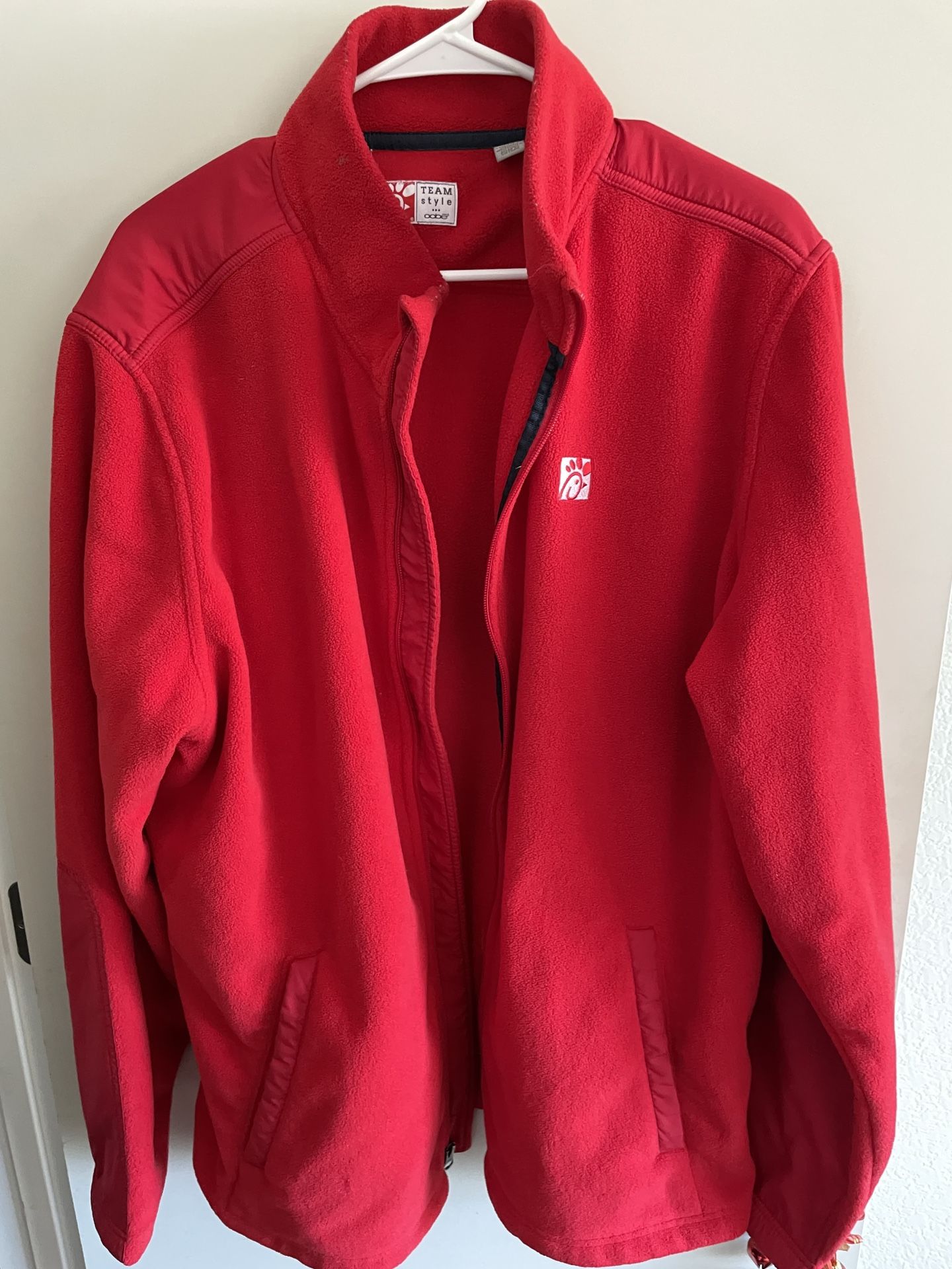 Chick Fil A Team Fleece Zip Up 2XL