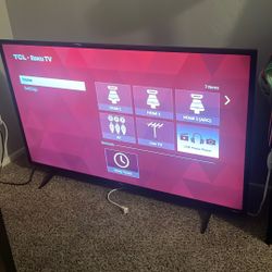 TCL 49 Inch TV With Remote And New Roku Device Delivered For 15 Dollars 