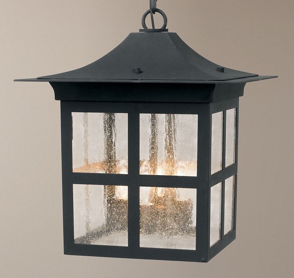 NEW In Open Box RESTORATION HARDWARE Benner Iron Outdoor Sconce -Small - 2 Lights Avail