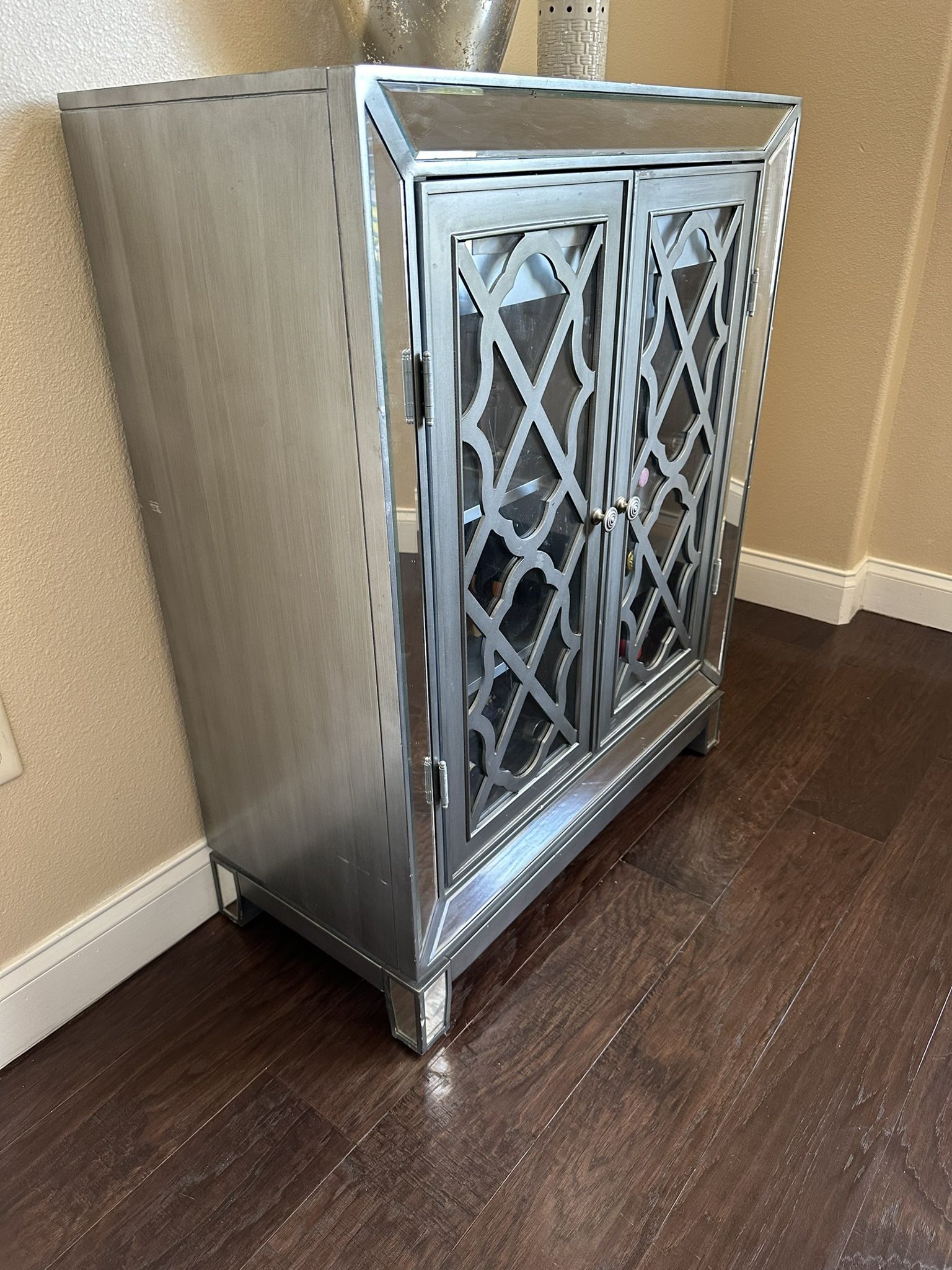 Reflection Wine Cabinet Glass + Mirror 