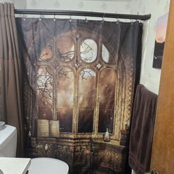 Halloween Spooky Shower Curtain