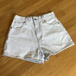 Levi’s Premium 501 High Rise Denim Shorts Size 25