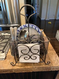 Metal Utensil Holder