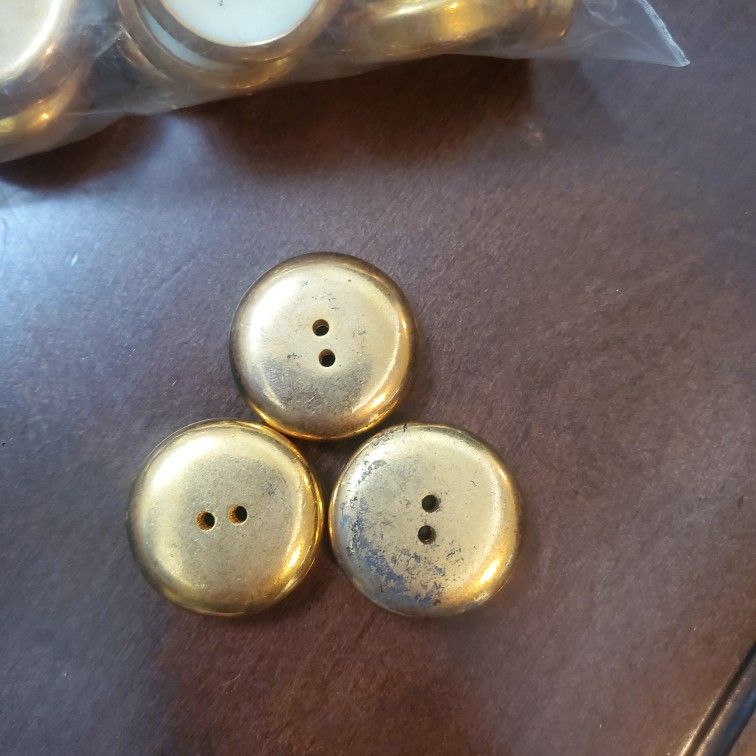 Large Gold Buttons