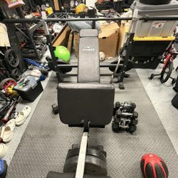 Adjustable Fly Bird Weight Bench With Weights Included (Barely Used)