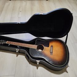 Epiphany AJ-200SCEVS 6 String Right Handed Acoustic-Electric Guitar W/Hard Case