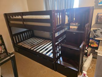 Bunk bed with stairs
