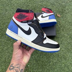 Union LA X Fragment AJ 1 Varsity Red