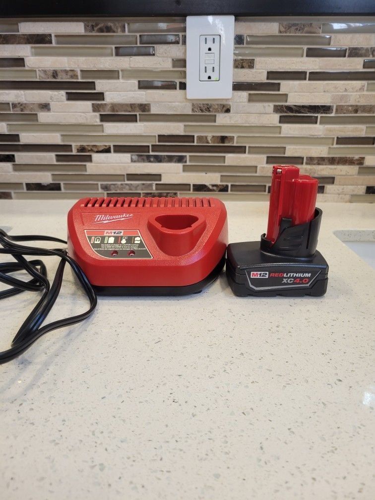 Milwaukee Battery And Charger