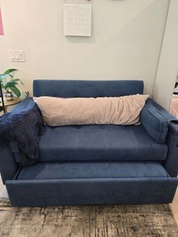 Sofa bed navy blue