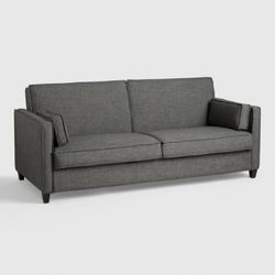 World Market Nolee Folding Sofa Bed Couch - Grey