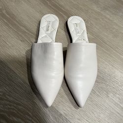 Size 5 Michael Kors White Flats