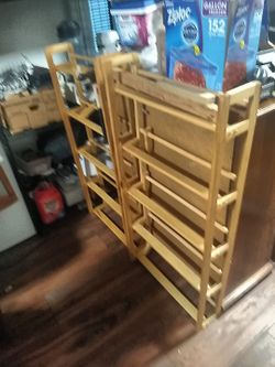 DVD bookcases, or books