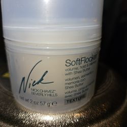 Nick Chavez Beverly Hills SoftFlocker Premium Styling Cream - Layered and Textured Hair Styling Control with Shea Butter New