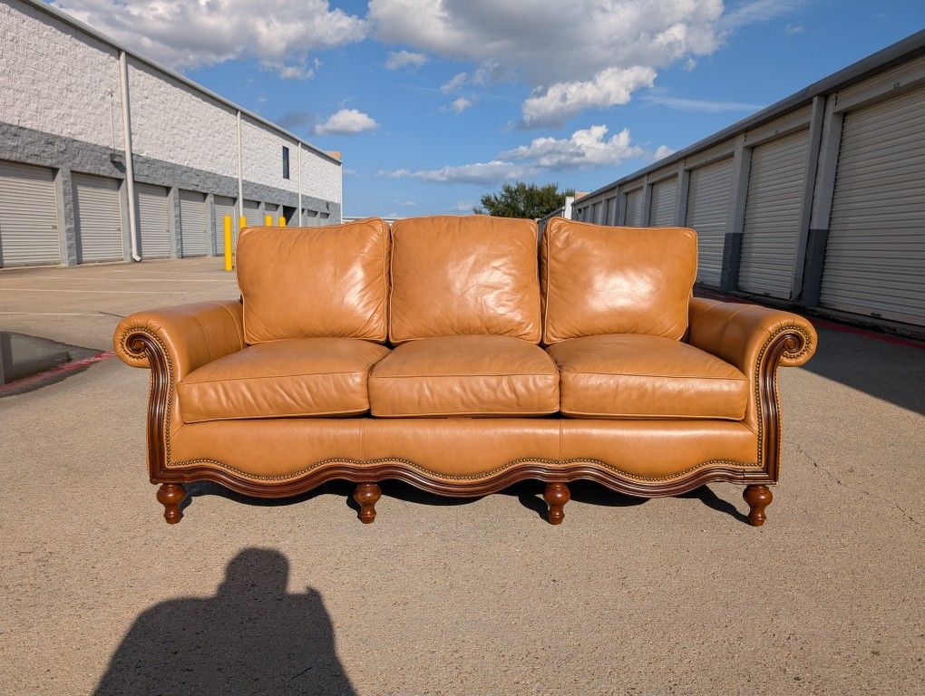Leather Sofa By Brandington Young