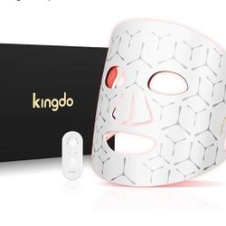 Red Light Therapy Face Mask LED With Remote 