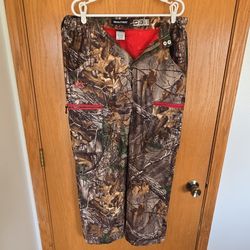 Realtree Men's Camouflage Hunting Pants L Windproof Water Resistant Antimicrobi…