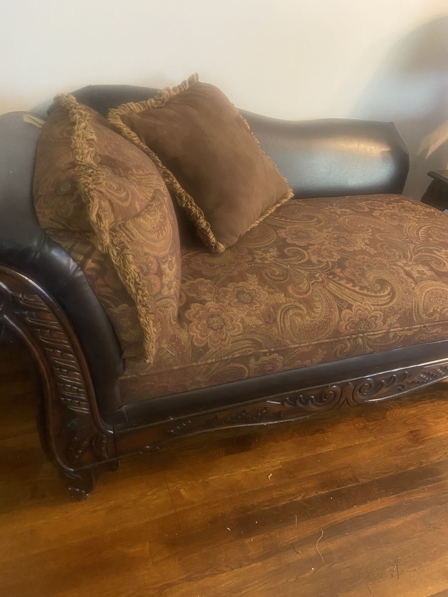 Chocolate Chaise Lounge Chair
