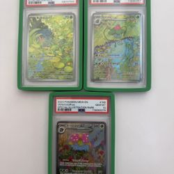 Bulbasaur Ivysaur Venusaur Psa 10