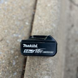 Makita 5.0 AH 18 V Battery