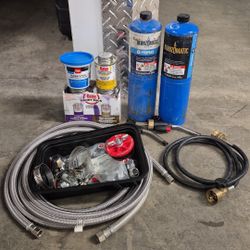 Plumbers Misc & Husky 3 ft. Toilet Auger  (Everything For $30)