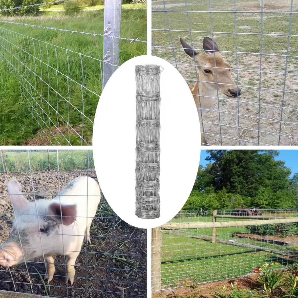 Farm Fence 4x328ft Heavy Galvanized Goat Fence