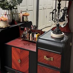 Red and black Vanity