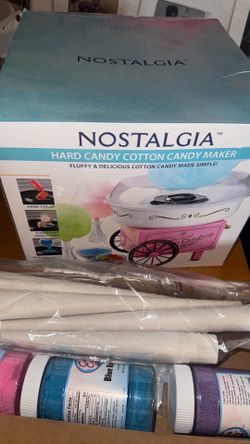 Nostalgia candy cotton maker pink color