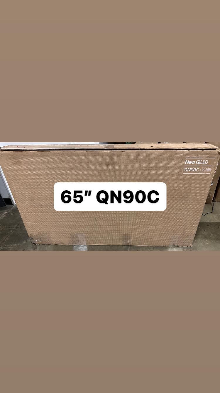 SAMSUNG 65-Inch Class Neo QLED 4K QN90C Series Quantum HDR+, Dolby Atmos, Object Tracking Sound+, Anti-Glare, Gaming Hub, Q-Symphony, Smart TV with Al