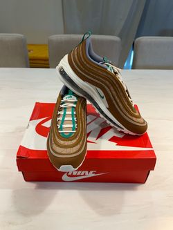 Nike Air Max 97 Brown Green Men's US 10 New with Box