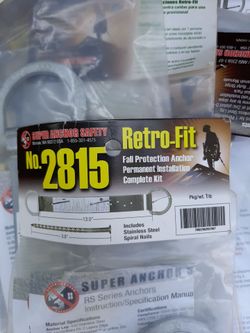 Fall Protection Anchors.