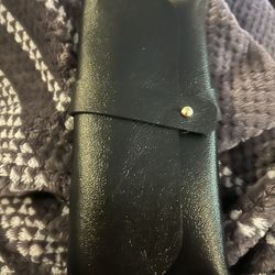 Eye glasses protection case cover black Unused 