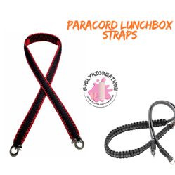 Paracord Lunchbox Straps 
