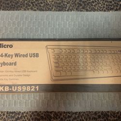 iMicro 104 Key Wired USB Keyboard