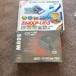 Motherboard & Power Supply Combo (Sealed)