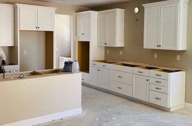 White Shaker Kitchen Cabinets Set