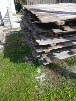 Wood fence