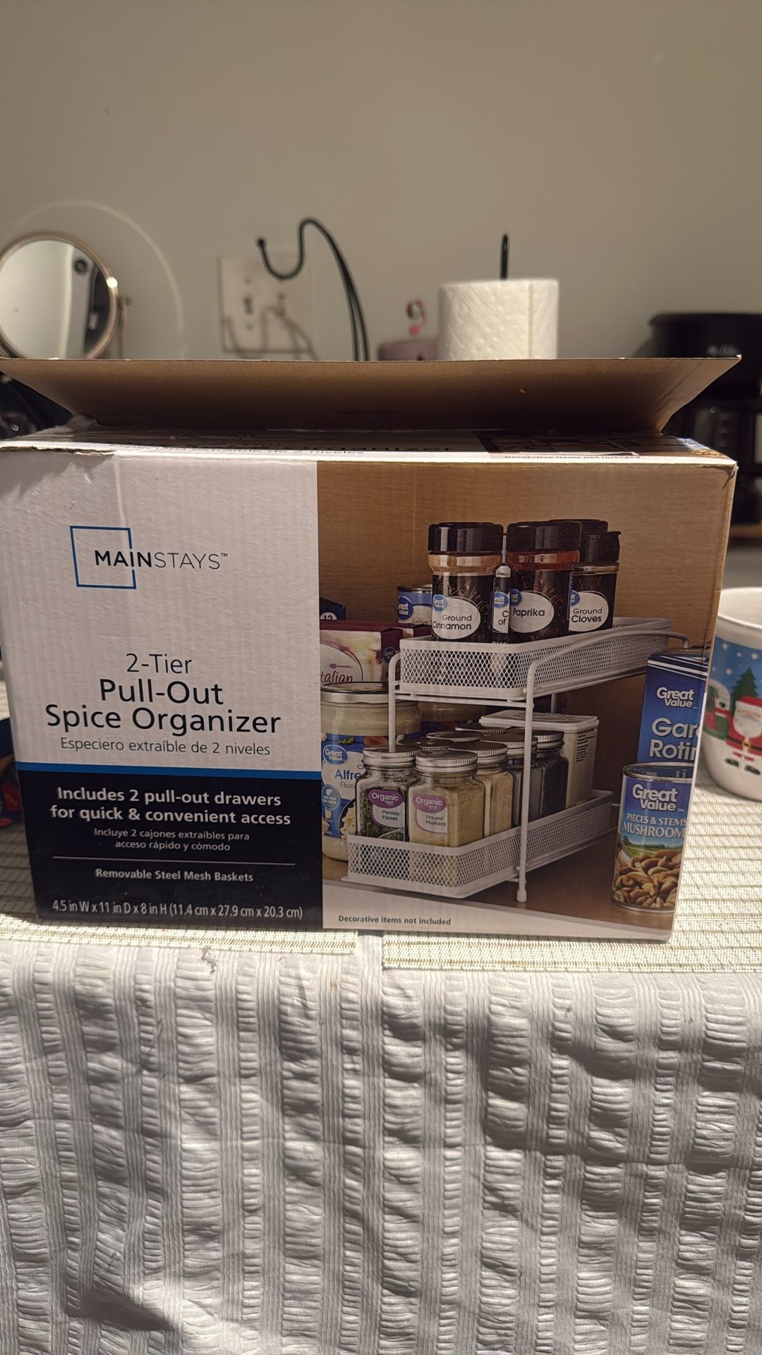 Pull Out Spice Organizer