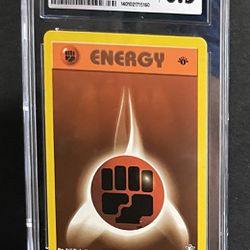 Neo Genesis 1st Edition Fighting Energy 106/111 CGC 6.5 2000