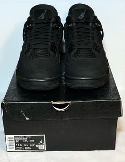 Jordan 4 Black Cat | 10 MEN