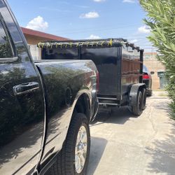 Z-Service  You Load We Unload 8 W X 10 L X  4 H Outside Dimensions dump trailer 