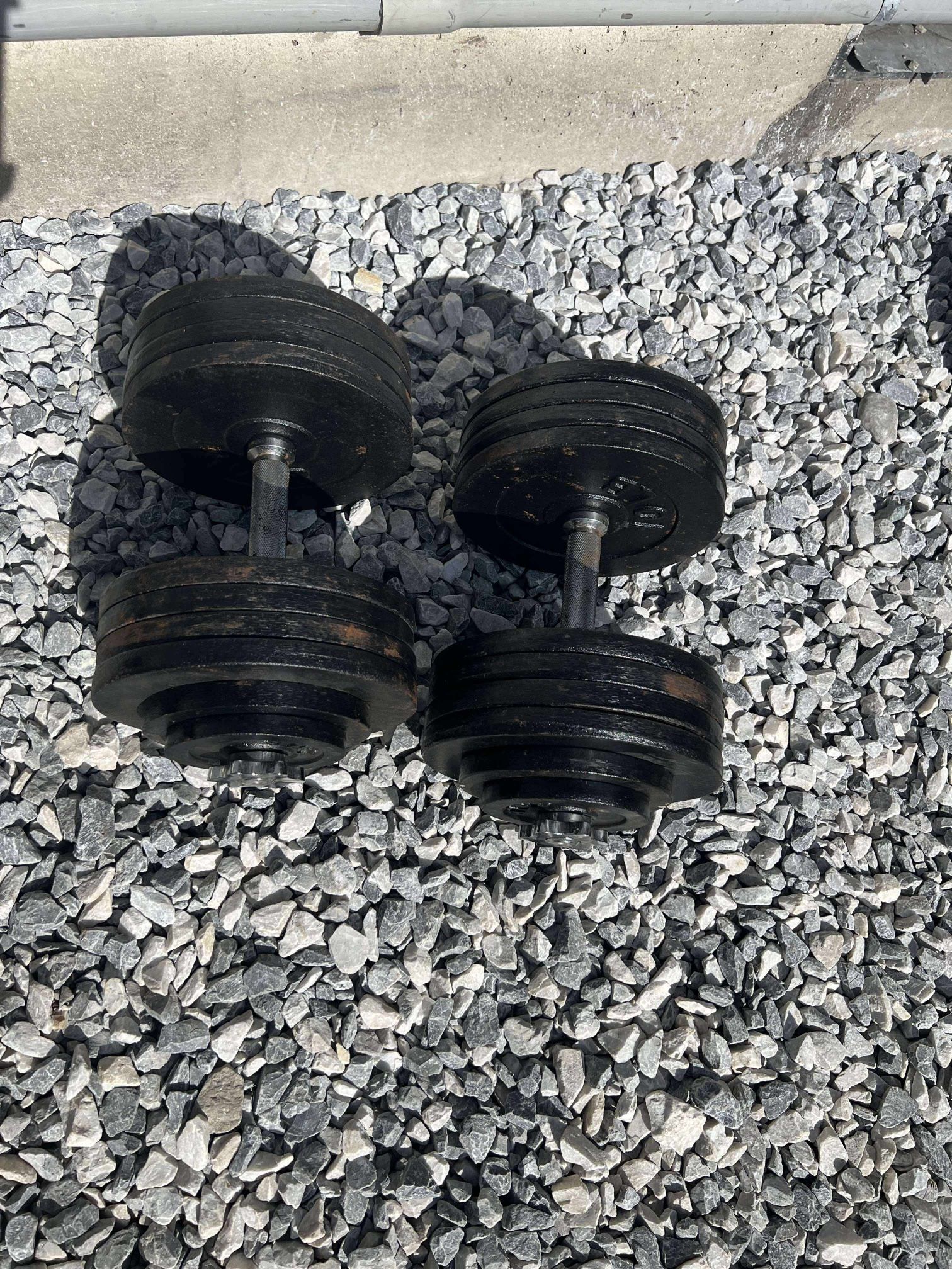 Ajustable Dumbbells 2x100 Lbs