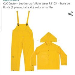 Rain Jacket  3pc Suit.